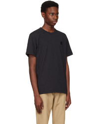 MAISON KITSUNÉ Black Profile Fox T Shirt