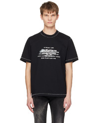 Helmut Lang Black Spray T Shirt