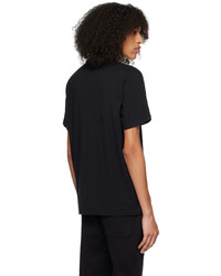 MAISON KITSUNÉ Black Tricolor Fox T Shirt