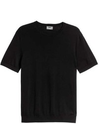 H&M Fine Knit Silk Blend T Shirt