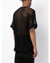 Julius Fully Perforated Cotton T Shirt
