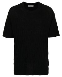 Yohji Yamamoto Intarsia Knit Logo T Shirt