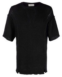Yohji Yamamoto Knitted Short Sleeve T Shirt