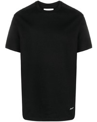 Jil Sander Logo Plaque Jersey Knit T Shirt