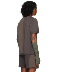 Eckhaus Latta Purple Green Lapped T Shirt