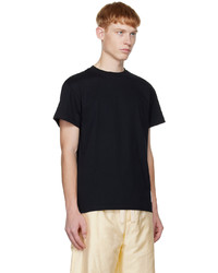Jil Sander Three Pack Black T Shirt Set