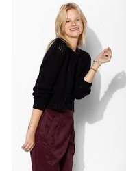BDG Cable Knit Cropped Sweater