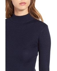 ASTR Nellie Crop Mock Neck Sweater