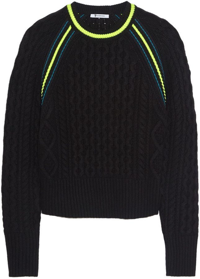 T by alexander wang cropped outlet sweater