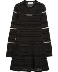 MCQ Alexander Ueen Knitted Mini Dress Black