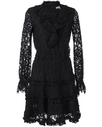 Alexis Choker Detail Knitted Dress