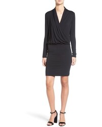 Amour Vert Malvina Stretch Knit Blouson Dress