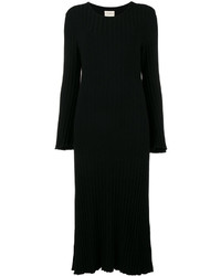 Simon Miller Ribbed Knitted Dress With Flared Cuffs