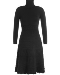 Dsquared2 Textured Knit Turtleneck Dress