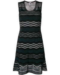M Missoni Wave Knit Sleeveless Dress