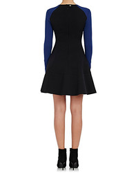 Lisa Perry Compact Knit Cutout Fit Flare Dress