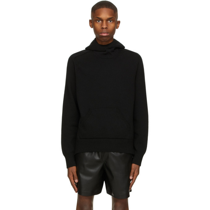 Judy Turner Black Merino Ezekiel Hoodie, $492 | SSENSE | Lookastic