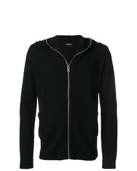 Les Hommes Knit Zipped Hoodie