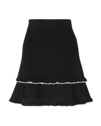 MICHAEL Michael Kors Ruffled Knitted Mini Skirt