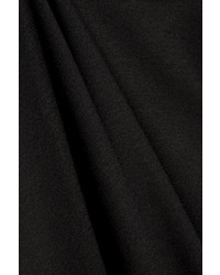 Rosetta Getty Off The Shoulder Stretch Knit Maxi Dress Black