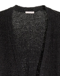 H&M Knit Cardigan Black Ladies