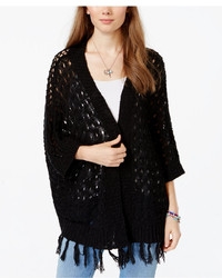 American Rag Open Knit Fringe Cardigan Only At Macys