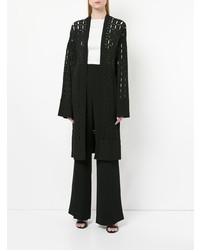 Versace Collection Pointelle Knit Cardigan