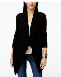 INC International Concepts Ribbed Drape Front Cardigan Sweater Only At Macys