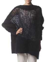Acne Studios Oversized Knit Sweater Midnight Blue