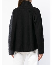 Sacai Asymmetric Long Sleeve Sweater