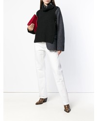 Sacai Asymmetric Long Sleeve Sweater