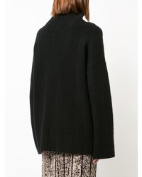 Sally Lapointe Cashmere Front Slit Sweater