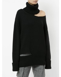 Monse Off Shoulder Cut Out Sweater