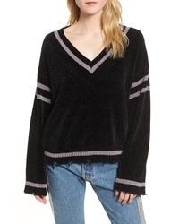 Kendall & Kylie Oversize V Neck Sweater