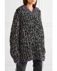 MM6 MAISON MARGIELA Oversized Wool Blend Sweater