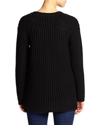 Eileen Fisher The Fisher Project Ribbed Hi Lo Sweater