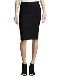 Romeo & Juliet Couture Stretch Knit Pencil Skirt Black