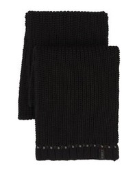 A. Kurtz Dotter Knit Scarf Black One Size