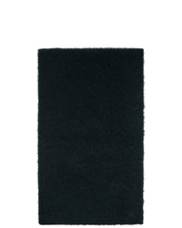 Isabel Benenato Black And Blue Brushed Mohair Scarf