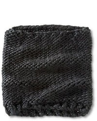 Merona Chunky Knit Infinity Neck Warmer Black