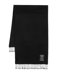 VERSACE JEANS COUTURE Fringed Edge Knitted Scarf