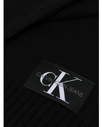 Calvin Klein Jeans Logo Patch Knit Scarf