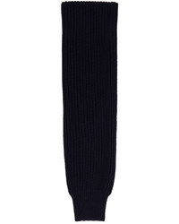 Sunnei Navy Knit Sleeve Scarf