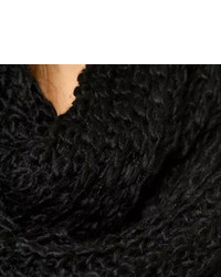 Awesome Cable Knit Scarf  Black