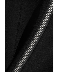MCQ Alexander Ueen Stretch Knit Turtleneck Mini Dress Black