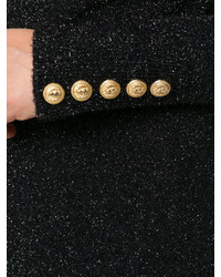 Balmain Button Embellished Knit Dress