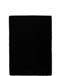 Black Knit Silk Scarf