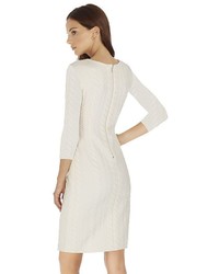 Indication Cable Knit Shift Dress