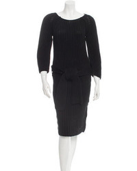 Sonia Rykiel Rib Knit Sweater Dress