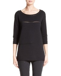 St. John Collection Textured Knit Sweater